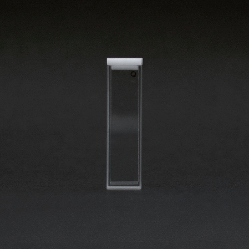 Closed cuvette front view