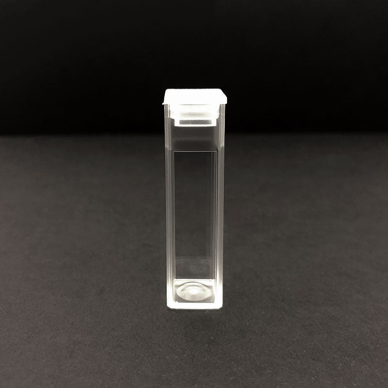 Closed cuvette front view