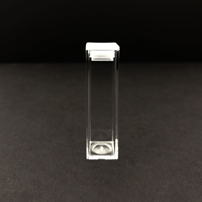 Closed cuvette front view