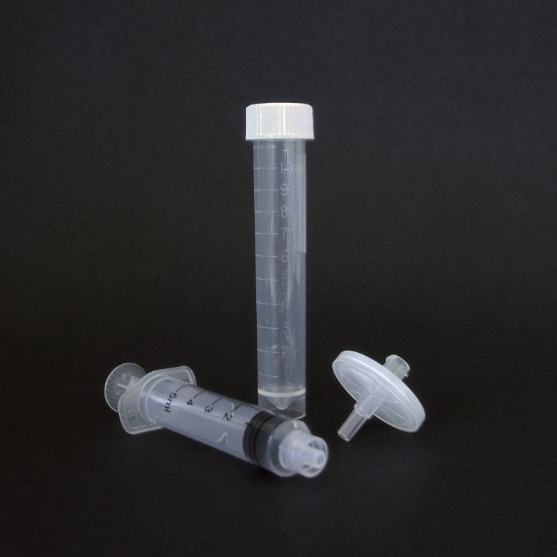 Filter and dilution kit to run 30 test samples, preparation for measurement with spectrometer instrumentation